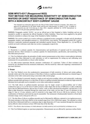 MÉTODO DE ENSAYO PARA MEDIR LA RESISTIVIDAD DE LUNAS SEMICONDUCTORES O LA RESISTENCIA DE HOJA DE PELÍCULAS SEMICONDUCTORES CON UN CALIBRE NO CONTACTO DE CORRIENTES DE EDDY