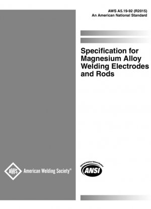 Especificación para electrodos y varillas de soldadura de aleación de magnesio