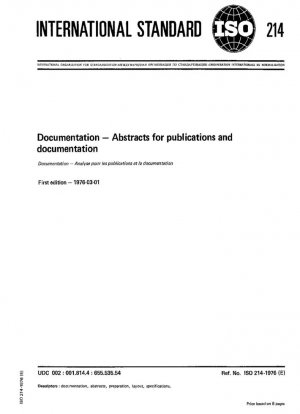 Documentación; Resúmenes de publicaciones y documentación.