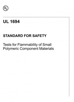 Norma UL para pruebas de seguridad de inflamabilidad de materiales de componentes poliméricos pequeños