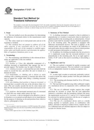 Método de prueba estándar para la adherencia a los árboles