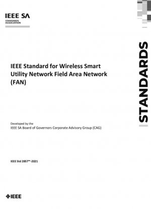 Estándar IEEE para redes de servicios inteligentes inalámbricas Red de área de campo (FAN)