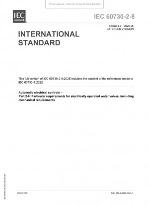 IEC 60730-2-8:2025