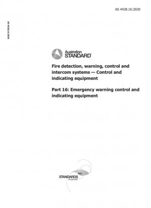 Sistemas de detección, alerta, control e intercomunicación de incendios. Equipos de control e indicación. Parte 16: Equipos de control e indicación de alerta de emergencia.