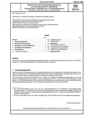 Determinación de la distribución del tamaño de poro y de la superficie específica de sólidos mesoporosos mediante sorción de nitrógeno - Método de Barrett, Joyner y Halenda (BJH)