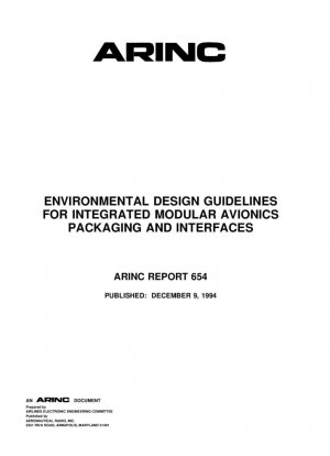 Directrices de diseño medioambiental para interfaces y embalajes de aviónica modular integrada