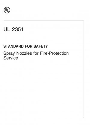 Norma UL para boquillas pulverizadoras de seguridad para servicios de protección contra incendios