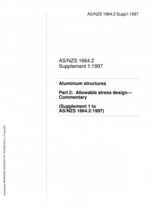 Estructuras de aluminio: diseño de tensiones permitidas.