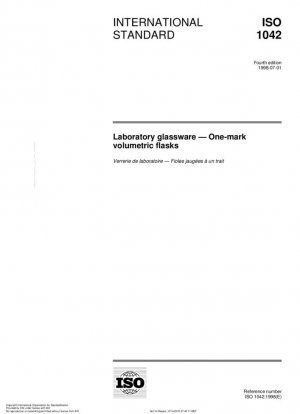 Material de vidrio para laboratorio - Matraces aforados de una marca