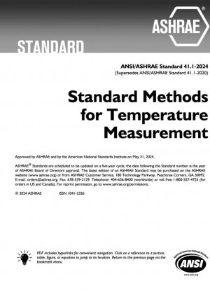 Métodos estándar para la medición de la temperatura