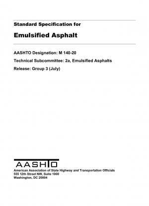Especificación estándar para asfalto emulsionado