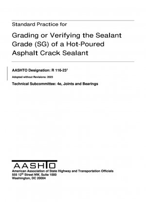 Clasificación o verificación del grado de sellador (SG) de un sellador de grietas de asfalto vertido en caliente