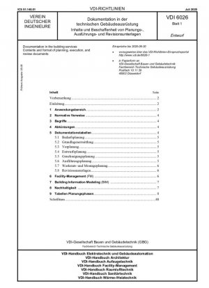 Norma de documentación de equipos técnicos de construcción de la Asociación Alemana de Ingenieros