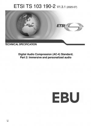 Estándar de Compresión de Audio Digital (AC-4); Parte 2: Audio inmersivo y personalizado