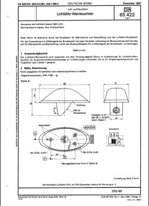 Aeroespacial; unidades de luz de baliza anticolisión