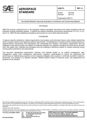 Material falsificado; Garantizar la adquisición de material auténtico y conforme