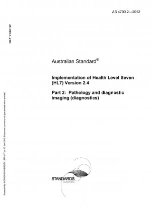 Implementación de Health Level Seven (HL7) Versión 2.4 - Patología y diagnóstico por imágenes (diagnóstico)