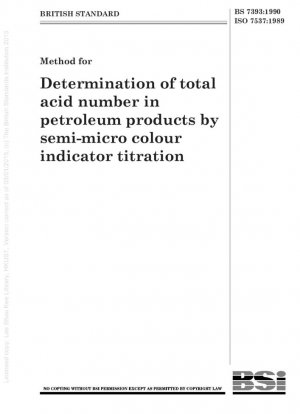 Productos derivados del petróleo; determinación del índice de acidez total; método de valoración con indicador de color semimicro