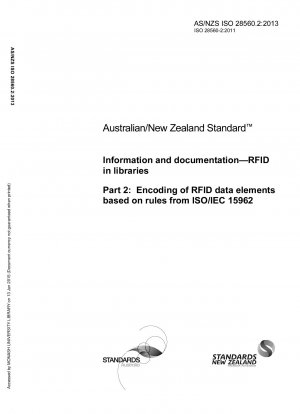 RFID en bibliotecas de información y documentos Codificación de elementos de datos RFID según las normas de ISO/IEC 15962