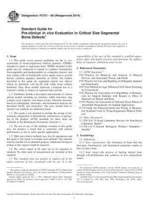 Guía estándar para la evaluación preclínica in vivo en defectos óseos segmentarios de tamaño crítico