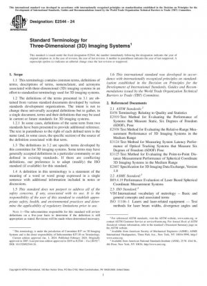 Terminología estándar para sistemas de imágenes tridimensionales (3D) (paquete PDF estándar + Redline)
