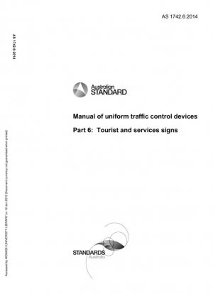 Manual de dispositivos uniformes de control del tráfico, Parte 6: Señalización turística y de servicios.