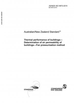 Rendimiento térmico de los edificios - Determinación de la permeabilidad al aire de los edificios - Método de presurización del ventilador