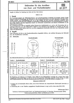 Longitudes de puntadas para sujetar botones de dos y cuatro orificios