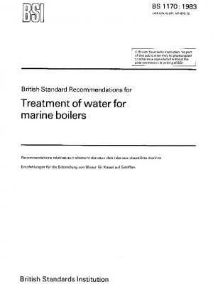 Recomendaciones para el tratamiento de agua para calderas marinas