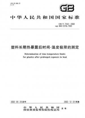 Determinación de límites de tiempo-temperatura para plastias tras exposición prolongada al calor.