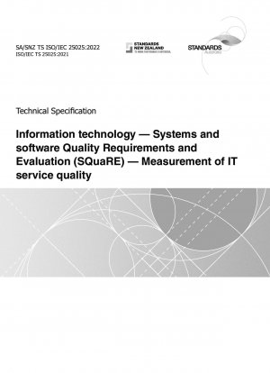 Tecnología de la información – Requisitos de calidad y evaluación de sistemas y software (SQuaRE) – Medición de la calidad del servicio de TI