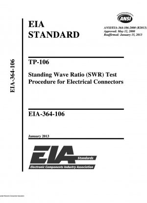Procedimiento de prueba de relación de onda estacionaria (ROE) TP-106 para conectores eléctricos