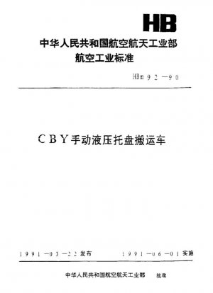 Transpaleta hidráulica manual CBY