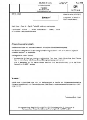 Combustibles líquidos. Gasóleos para calefacción. Parte 3: Gasóleo para calefacción S, requisitos mínimos.