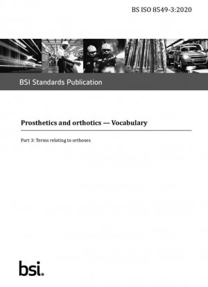 Prótesis y ortesis. Vocabulario - Términos relacionados con las órtesis