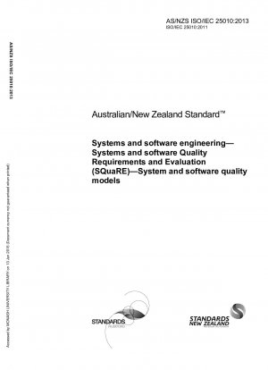 Ingeniería de sistemas y software - Requisitos de calidad y evaluación de sistemas y software (SQuaRE) - Modelos de calidad de sistemas y software