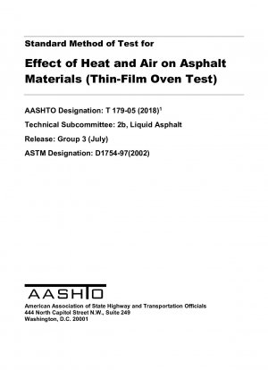 Método estándar de prueba para determinar el efecto del calor y el aire en materiales asfálticos (prueba de horno de película delgada)