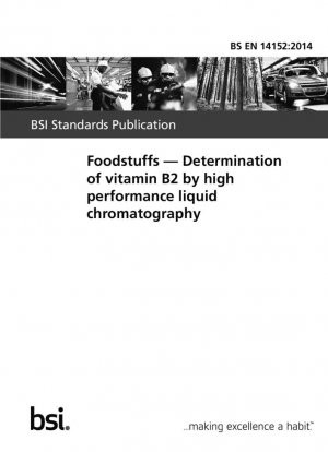 Productos alimenticios. Determinación de vitamina B2 mediante cromatografía líquida de alta resolución.