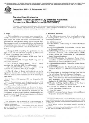 Especificación estándar para conductores de aluminio trenzados concéntricos, redondos y compactos, reforzados con acero (ACSR/COMP)