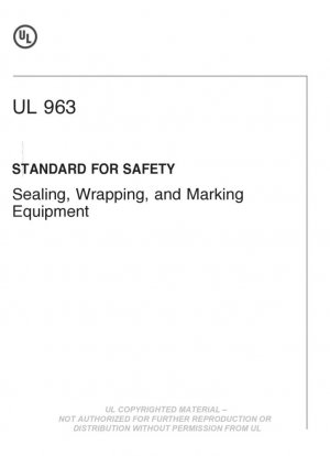 Norma UL para equipos de sellado, envoltura y marcado de seguridad (cuarta edición)