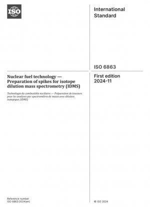 Tecnología de combustible nuclear: preparación de picos para espectrometría de masas por dilución de isótopos (IDMS)