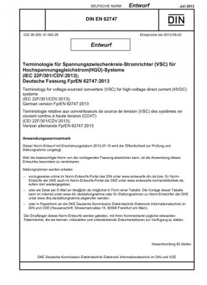Terminología para convertidores de enlace de voltaje (VSC) para sistemas de corriente continua de alto voltaje (HGU)