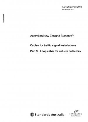 Cables para instalaciones de señales de tráfico - Cables de bucle para detectores de vehículos