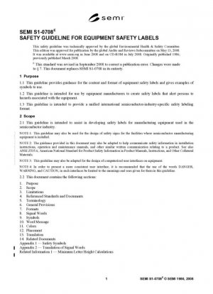 DIRECTRIZ DE SEGURIDAD PARA LAS ETIQUETAS DE SEGURIDAD DE EQUIPOS