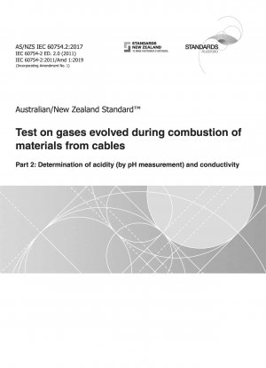 Ensayo de gases desprendidos durante la combustión de materiales de cables, Parte 2: Determinación de la acidez (mediante medición del pH) y la conductividad