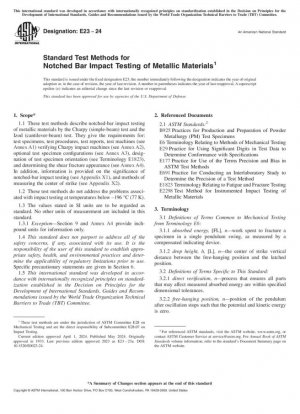 Métodos de prueba estándar para pruebas de impacto con barras con muescas de materiales metálicos