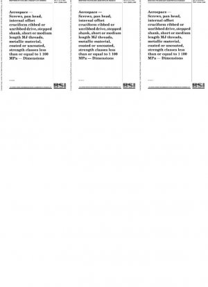 Tornillos, cabeza alomada, accionamiento interno cruciforme estriado o no estriado, vástago escalonado, roscas MJ de longitud corta o media, material metálico, revestido o no, clases de resistencia inferiores o iguales a 1100 MPa - Dimensiones