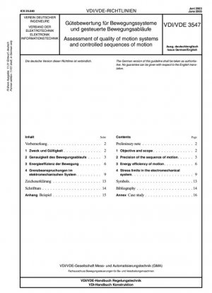 Evaluación de la calidad de los sistemas de movimiento y secuencias controladas de movimiento.