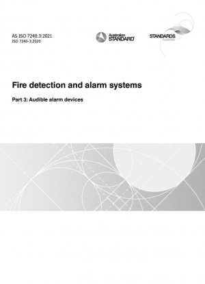 Sistemas de alarma y detección de incendios, Parte 3: Dispositivos de alarma sonora