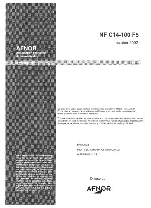 Ficha de interpretación nº 01-009 de la norma NF C14-100 de septiembre de 1996.